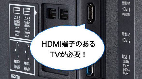 HDMI ケーブルを使用してプライムビデオを再生